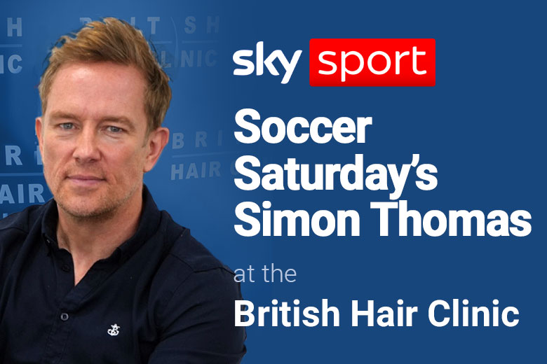 Soccer Saturdays Simon Thomas - Hair Transplant - British Hair Clinic