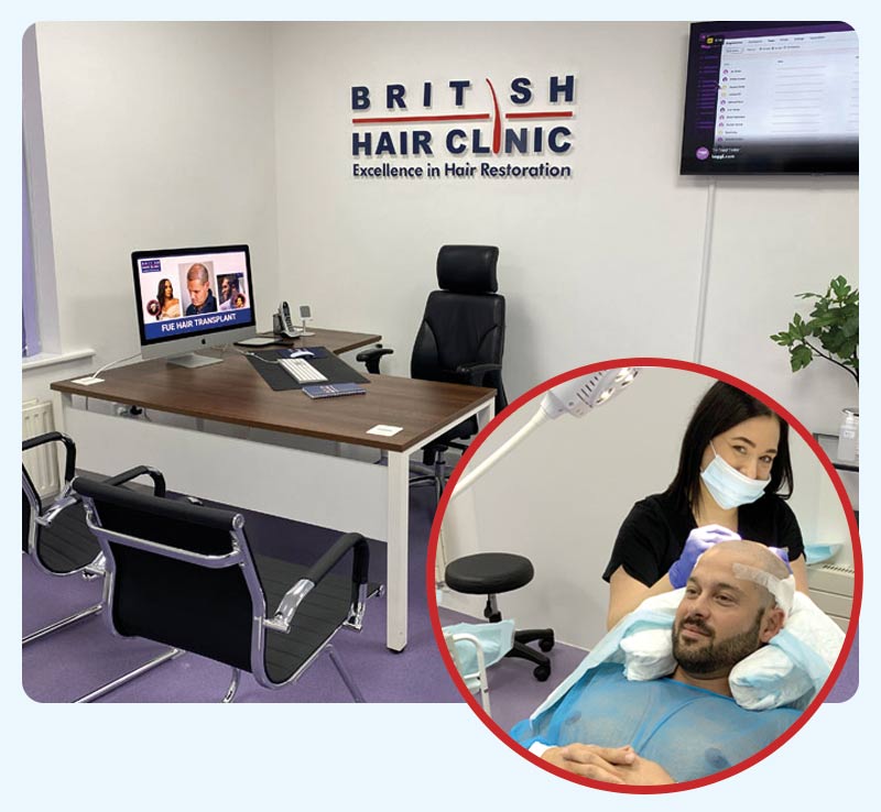 Hair Restoration Clinic - Best Hair Clinic UK - UK - British Hair Clinic
